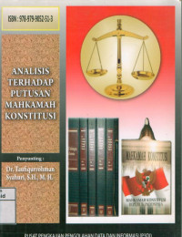 Image of Analisis terhadap putusan Mahkamah Konstitusi