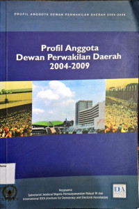 Image of Profil anggota Dewan Perwakilan Daerah 2004-2009